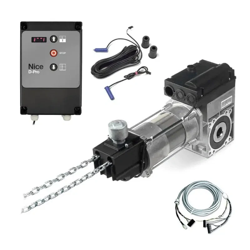 Nice SD100 24 Seksiyonel Kapı Motoru (D-PRO Automatic ve Opto Sensör Kit)